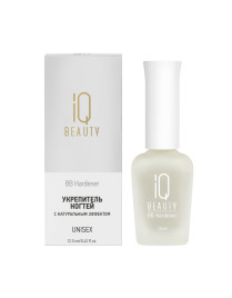 IQ BEAUTY BB Hardener UNISEX 12,5мл Укрепитель для ослабленных и ломких ногтей с натуральным эффектом матовый