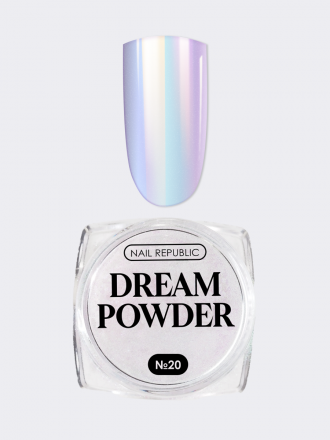 NAIL REPUBLIC   Втирка жемчужная   DREAM POWDER   #20