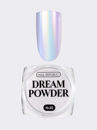 NAIL REPUBLIC   Powder DREAM   #20   Втирка жемчужная