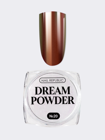 NAIL REPUBLIC   Powder DREAM   #20   Втирка жемчужная