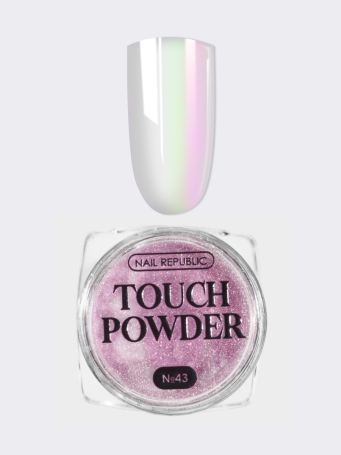 NAIL REPUBLIC   Powder TOUCH   #43   Втирка полупрозрачная   Limited