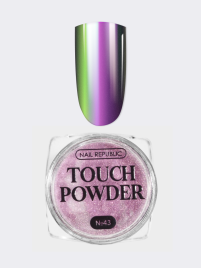NAIL REPUBLIC Powder TOUCH #43 Втирка полупрозрачная Limited