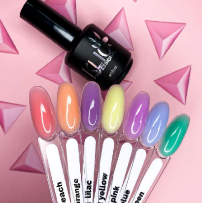 KLIO  Цветная камуфлирующая база  Base Color  PEACH  15мл   (СНЯТО)