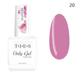 TIES   Гель для укрепления  ONLY GEL  15мл   Flowers   №20
