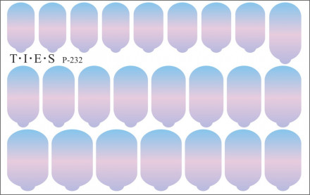 TIES   Пленка для маникюра   P-232
