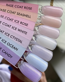 ONE NAIL Base ROSE 15мл База камуфлирующая жесткая c шиммером