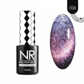 NAIL REPUBLIC CAT #106 Pearl 10мл Гель-лак кошачий глаз