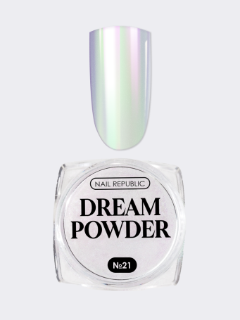 NAIL REPUBLIC   Powder DREAM   #21   Втирка жемчужная   Limited