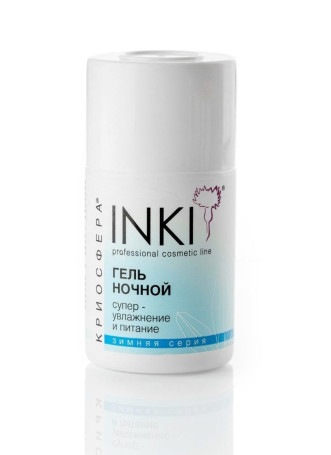 INKI   Гель ночной  суперувлажнение и питание   80мл