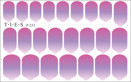 TIES   Пленка для маникюра   P-233