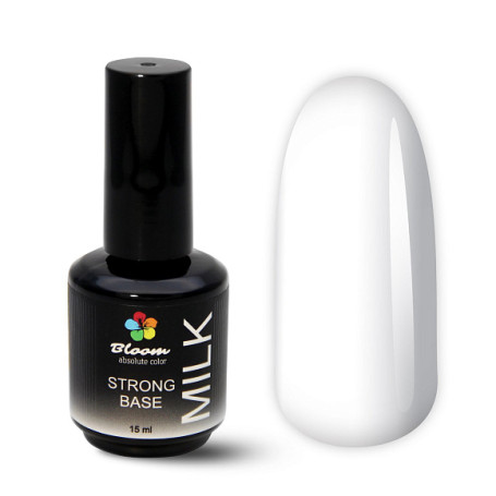 BLOOM   Base Strong MILK   15мл   База камуфлирующая жесткая молочная