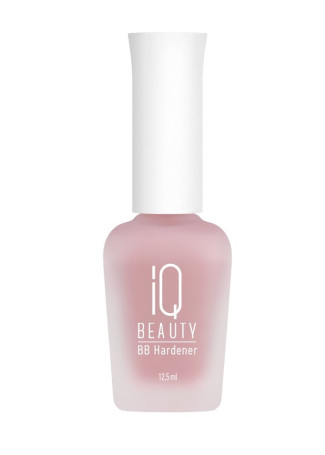 IQ BEAUTY   BB Hardener   SOFT PINK   12,5мл   Укрепитель  для ослабленных и ломких ногтей с натуральным тонирующим эффектом матовый