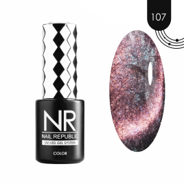 NAIL REPUBLIC CAT #107 Pearl 10мл Гель-лак кошачий глаз