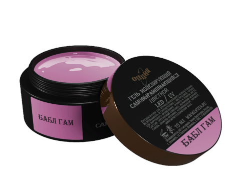 ОПЦИЯ   Cамовыравнивающийся гель  цветной  15мл  БАБЛ ГАМ