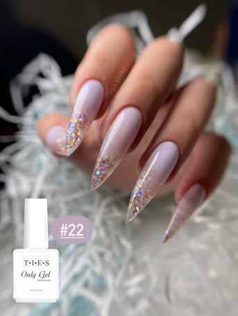 TIES   Гель для укрепления  ONLY GEL  15мл   Flowers   №22