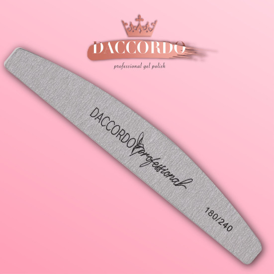DACCORDO   Пилка лодка на пластике  180/240   (25шт)   [18]