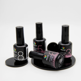 BLOOM Base Strong COVER #08 15мл База камуфлирующая жесткая с шиммером молочная