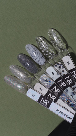 NAIL REPUBLIC   База камуфлирующая   10мл   Base Stone crumb   #35 с шиммером (10мл)