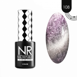 NAIL REPUBLIC   Гель-лак кошачий глаз   10мл   Pearl CAT   #108