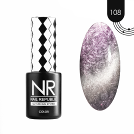 NAIL REPUBLIC CAT #108 Pearl 10мл Гель-лак кошачий глаз