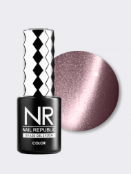 NAIL REPUBLIC   Гель-лак кошачий глаз   10мл   MOUSSE CAT   #130