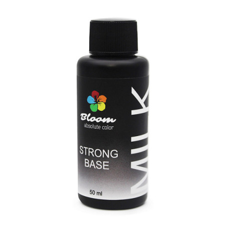 BLOOM   Base Strong MILK   50мл (бутылка)   База камуфлирующая жесткая молочная