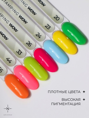 ALTA NIVELO   Лак для стемпинга   6мл   #24   Голубой