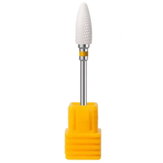 NAIL ART    Фреза керамическая 3/32  КУКУРУЗА   Желтая