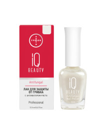 IQ BEAUTY Antifungal #03 12,5мл Лак для ногтей для защиты от грибка с активатором роста матовый