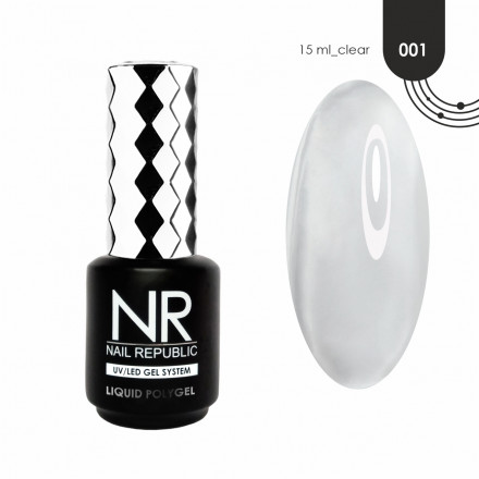 NAIL REPUBLIC   Жидкий полигель   LIQUID POLYGEL   #01   15мл