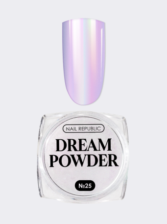 NAIL REPUBLIC   Powder DREAM   #25   Втирка жемчужная   Limited