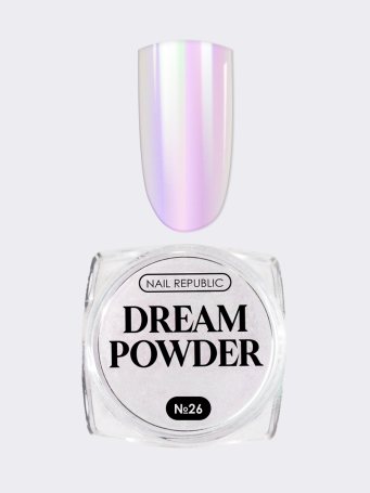 NAIL REPUBLIC   Powder DREAM   #26   Втирка жемчужная