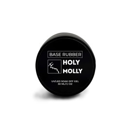HOLY MOLLY   База прозрачная   Base   RUBBER   30мл   (шайба)