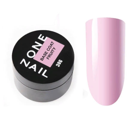 ONE NAIL   Base FRUITY   30мл (шайба)   База камуфлирующая эластичная  (легкие в снятии)