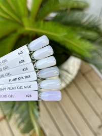 ONE NAIL Gel FLUID #24 30г (бутылка) Гель для укрепления жидкий молочный