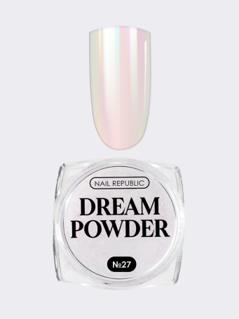 NAIL REPUBLIC   Powder DREAM   #27   Втирка жемчужная