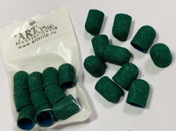 ART STILE Колпачок педикюрный зеленый пластик10мм/60 гр (10шт)