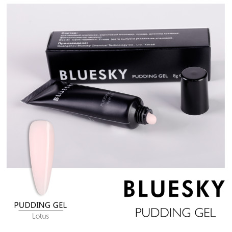 BLUESKY Pudding Gel полигель прозрачно-розовый Soft Clear Pink 60г