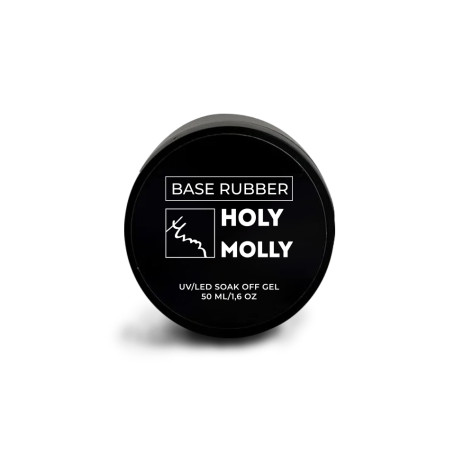 HOLY MOLLY   База прозрачная   Base   RUBBER   50мл   (шайба)