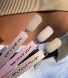 ONE NAIL Base COVER PINK 15мл База камуфлирующая эластичная (легкие в снятии)