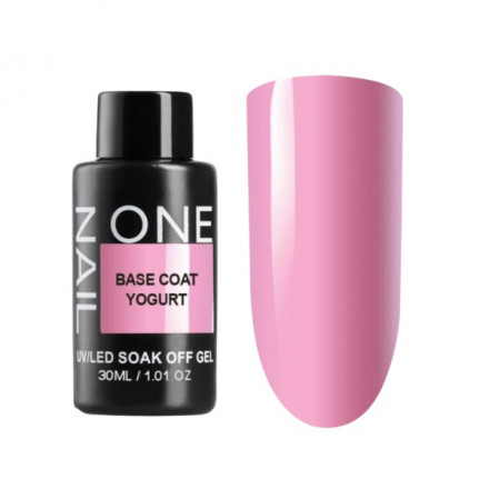 ONE NAIL   База камуфлирующая жесткая  Base  YOGURT  (бутылка)   30мл