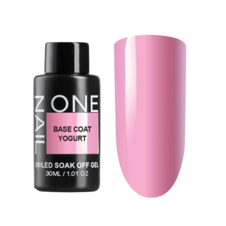 ONE NAIL   Base YOGURT   30мл (бутылка)   База прозрачная жесткая