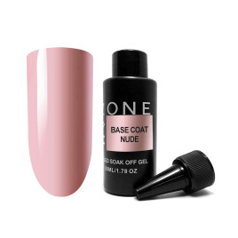 ONE NAIL   Base NUDE   50мл (бутылка)   База прозрачная жесткая