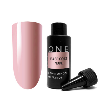 ONE NAIL   Base NUDE   50мл (бутылка)   База прозрачная жесткая