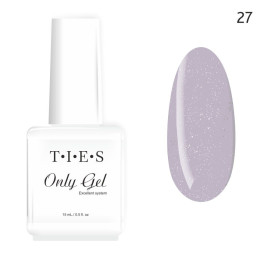 TIES   Гель для укрепления  ONLY GEL  15мл   Flowers   №27 Светоотражающий   (СНЯТО)