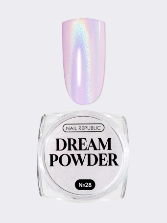 NAIL REPUBLIC   Powder DREAM   #28   Втирка жемчужная