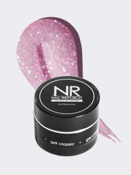 NAIL REPUBLIC   Гель моделирующий средне-густой светоотражающий   Gel   NUDE FLASH   #253   15г
