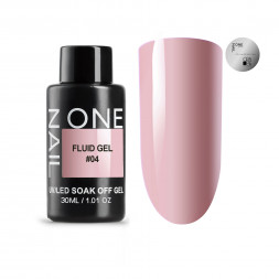 ONE NAIL   Gel FLUID   #04   30г (бутылка)   Гель для укрепления жидкий