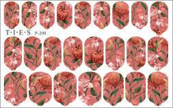 TIES   Пленка для маникюра   P-209