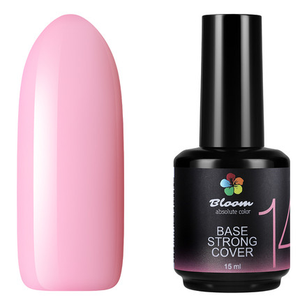 BLOOM   Base Strong COVER   #14   15мл   База камуфлирующая жесткая
